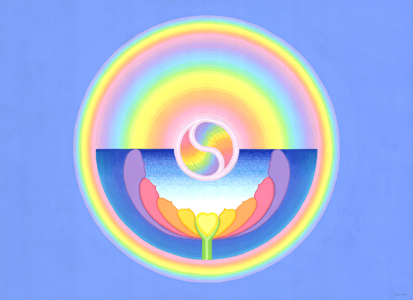 Rainbow Lotus Mandala